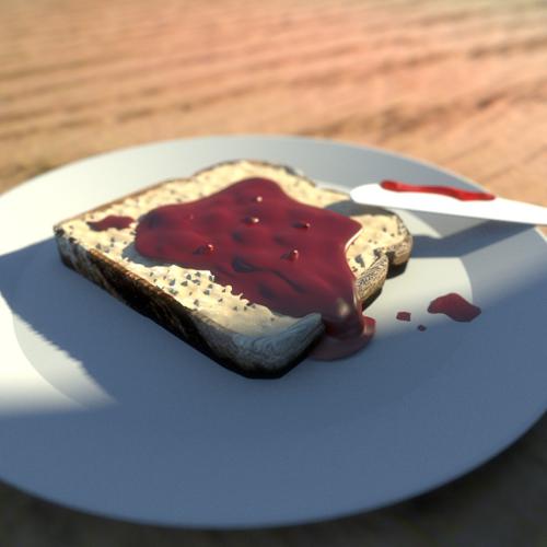 bread with jam preview image